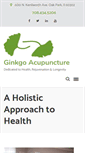 Mobile Screenshot of ginkgoacupuncture.com